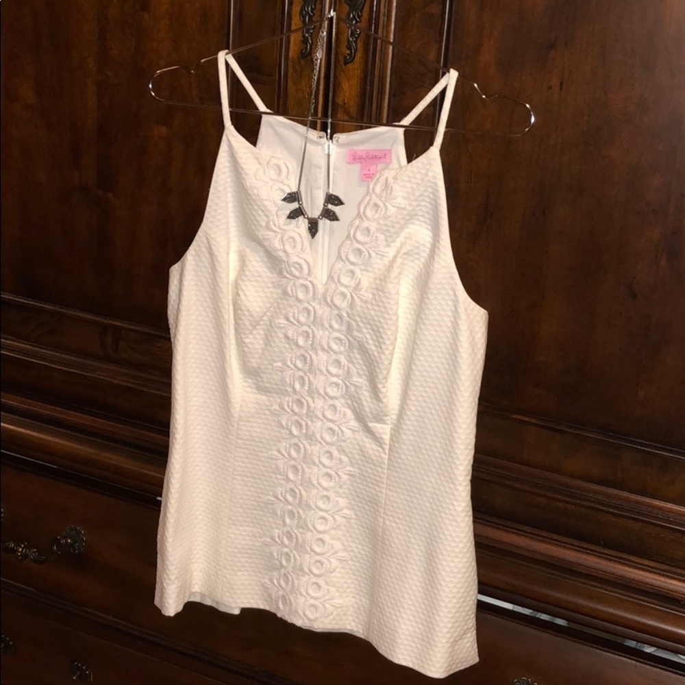 Lilly Pulitzer White Sleeveless Top 4 NEVER WORN